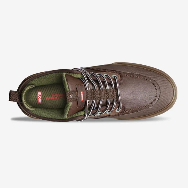 Botas Globe: Motley Mid (Chestnut Olive Summit)