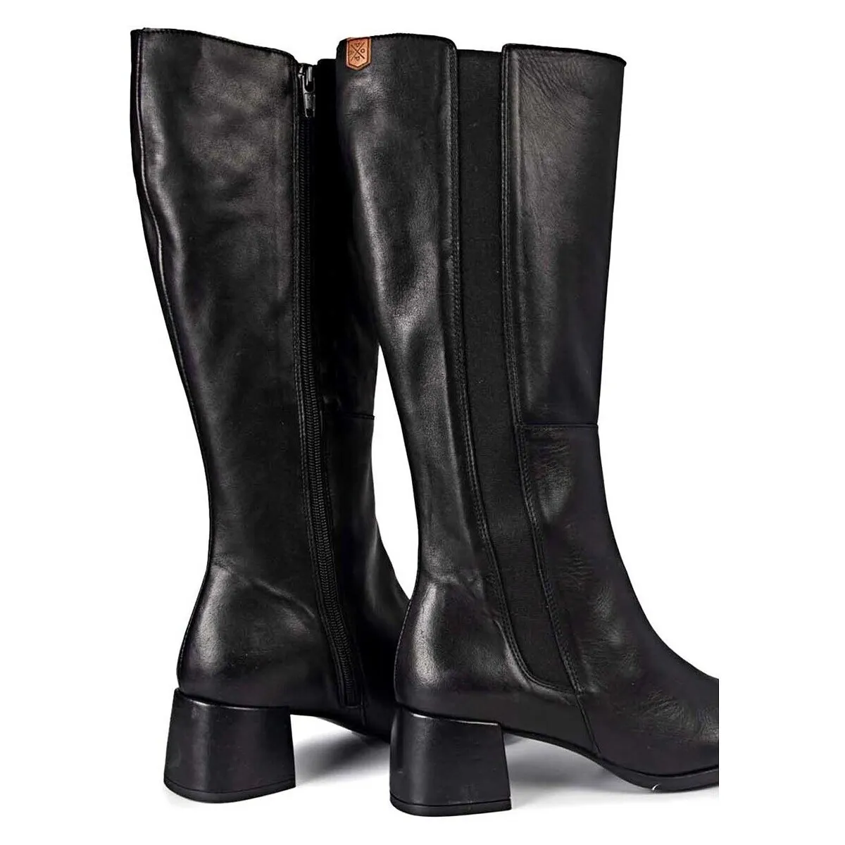 BOTAS MUJER PIEL AYSE NEGRO