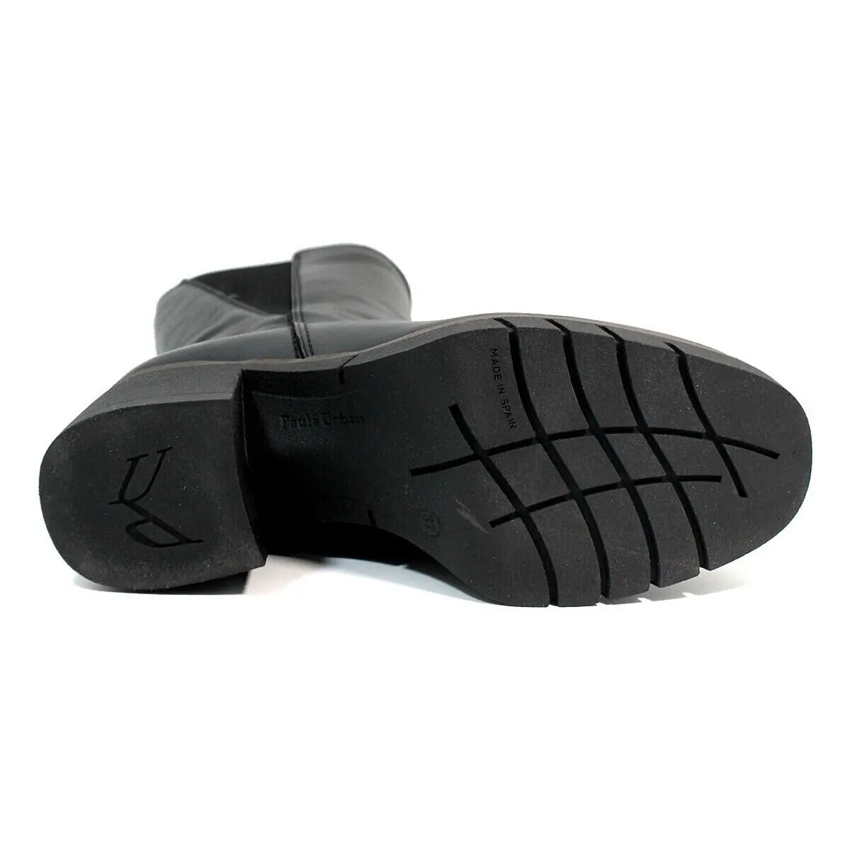 BOTAS MUJER TACÓN MEDIO 111138 NEGRO