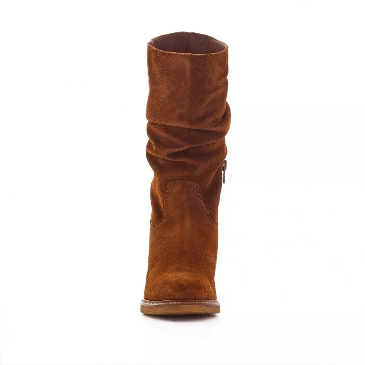 Botas tacón Redlove constanz marrones de serraje