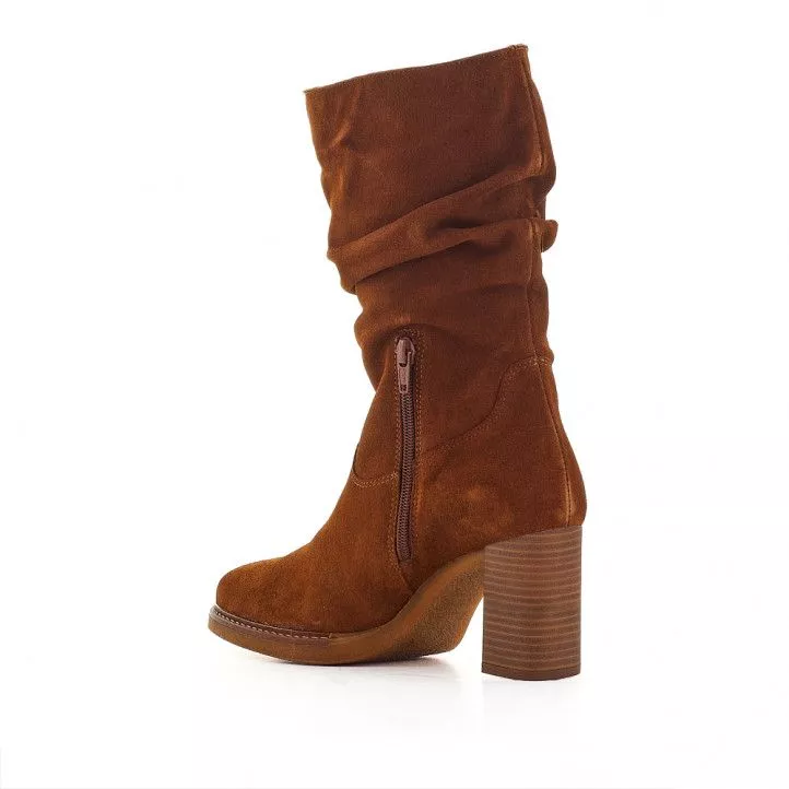 Botas tacón Redlove constanz marrones de serraje