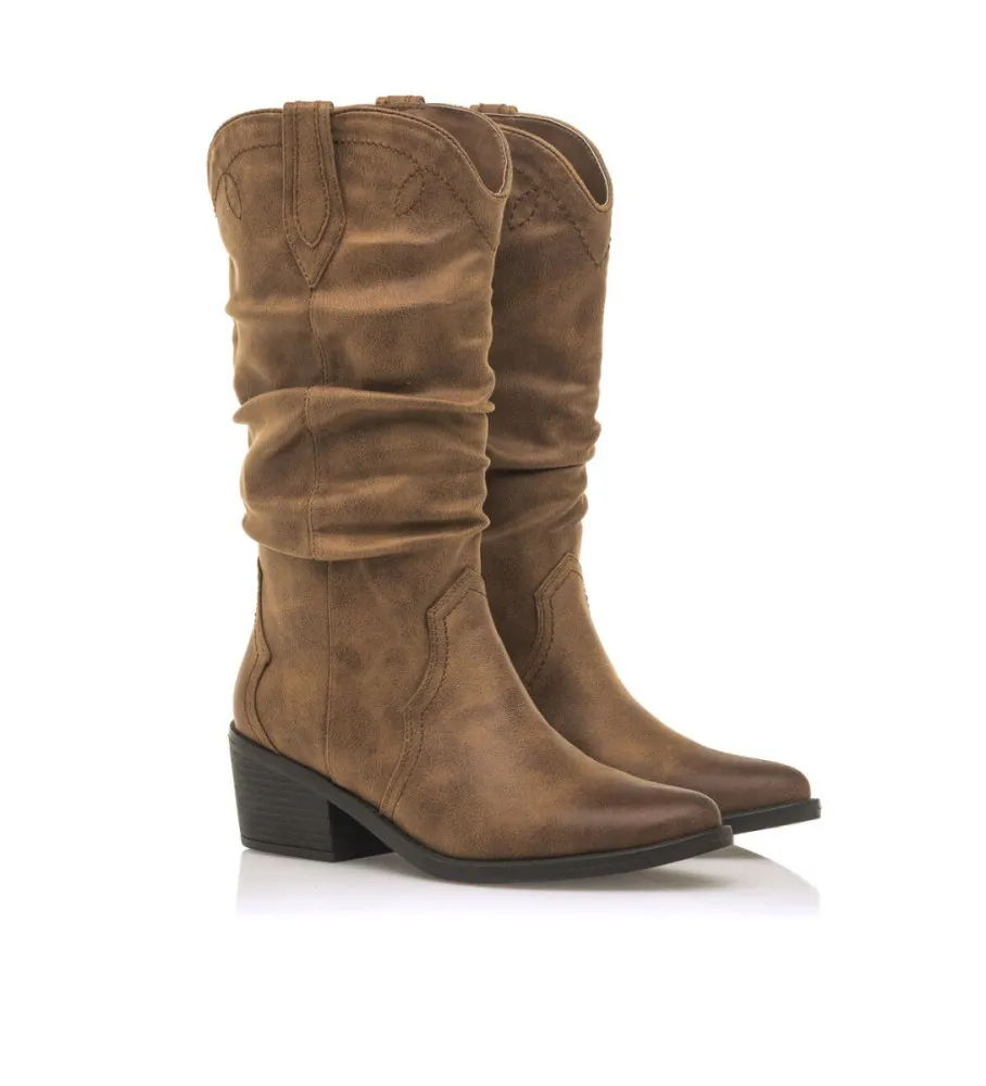 BOTAS TANUBIS MARRóN ALTURA TACóN 6CM