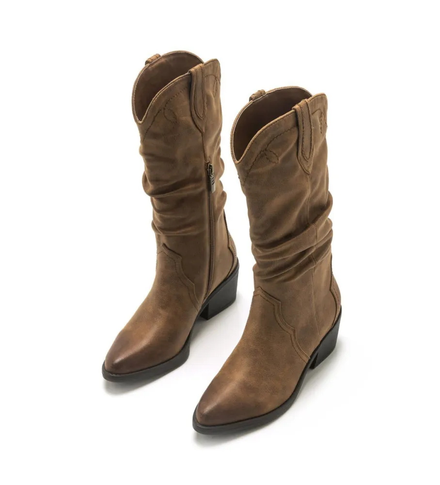 BOTAS TANUBIS MARRóN ALTURA TACóN 6CM