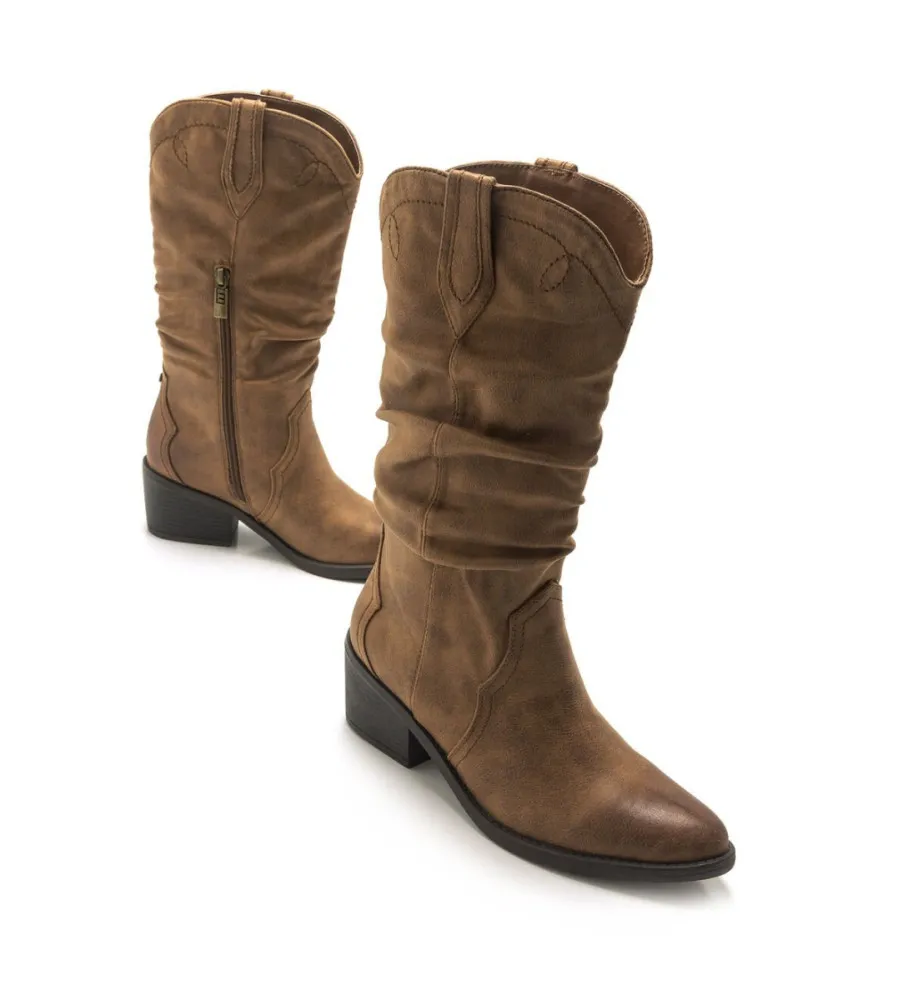 BOTAS TANUBIS MARRóN ALTURA TACóN 6CM