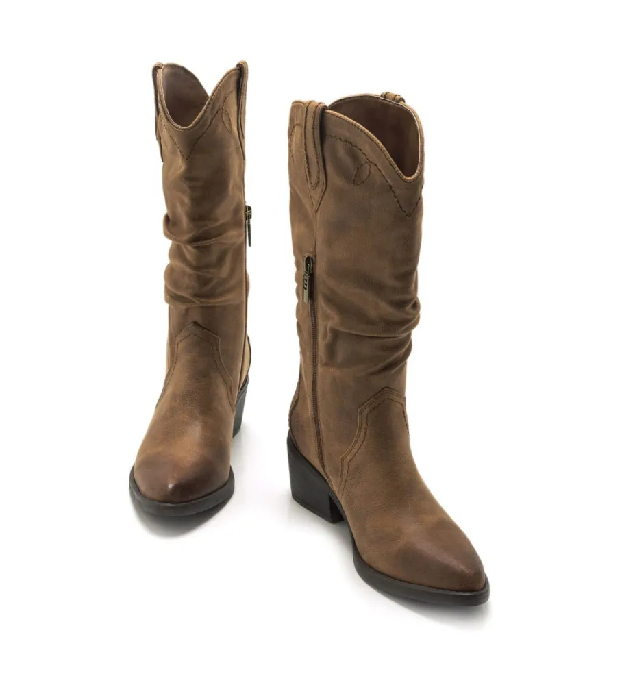 BOTAS TANUBIS MARRóN ALTURA TACóN 6CM
