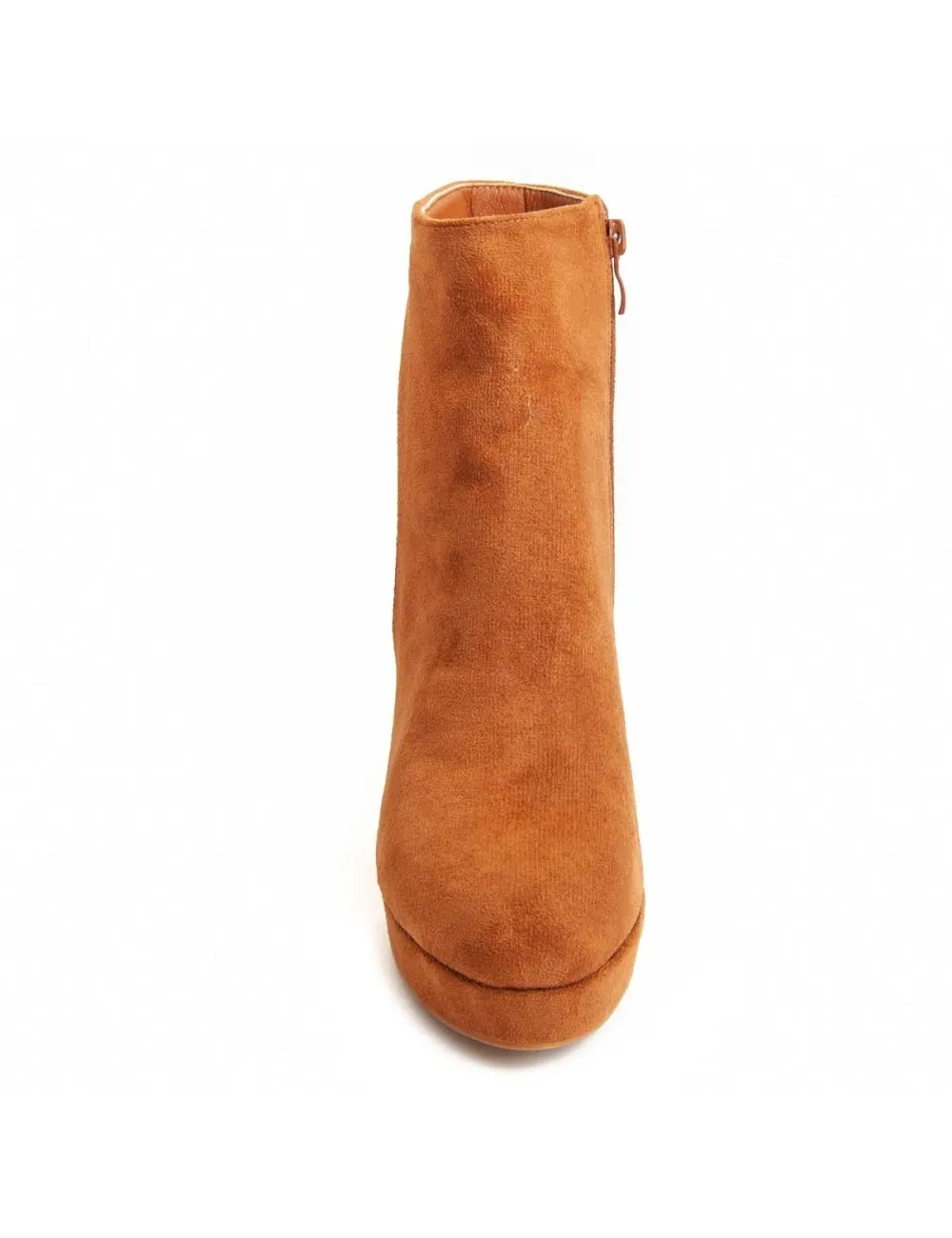 Botín De Tacón Para Mujer.  Montevita  Bottivita48  94044 Marrón