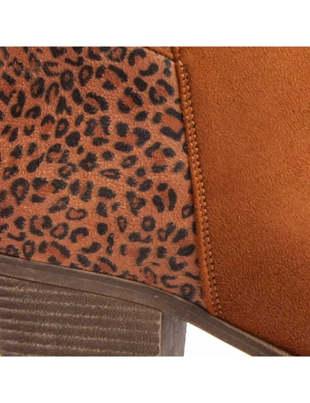 Botín De Tacón Para Mujer.  Montevita  Bottivita74  95828 Marrón
