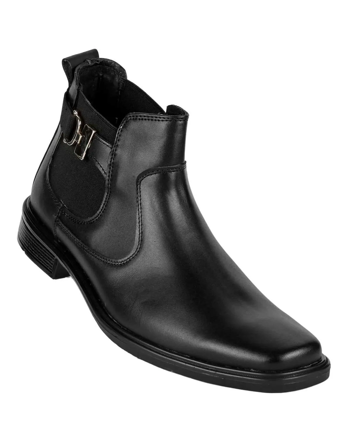 Botín Hombre Vestir Negro Piel Stfashion 04703904