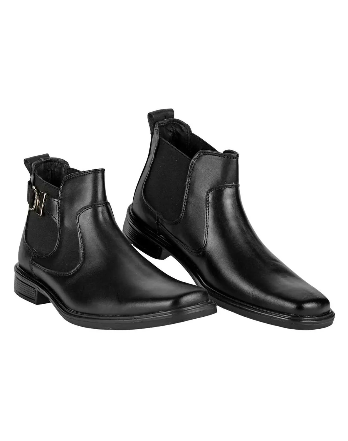 Botín Hombre Vestir Negro Piel Stfashion 04703904