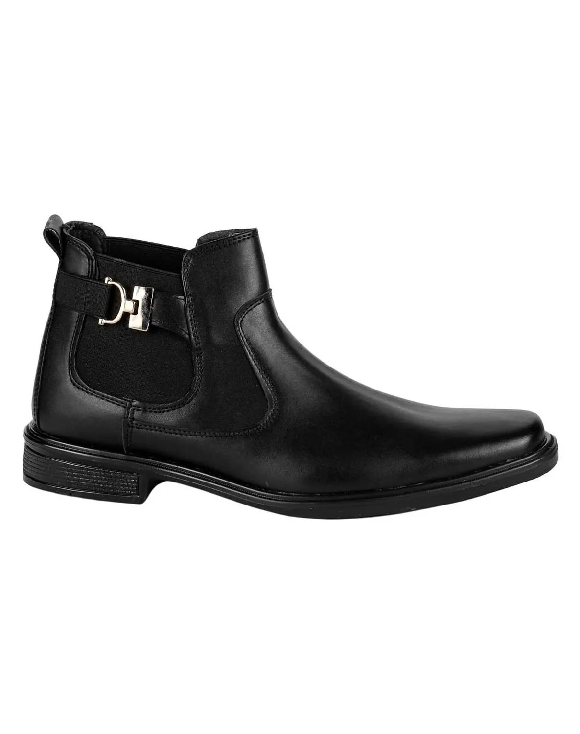 Botín Hombre Vestir Negro Piel Stfashion 04703904