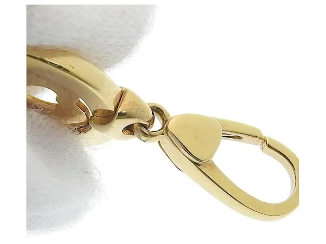 Bulgari Colgante Charm Corazón Tondo Bvlgari Beige Dorado 