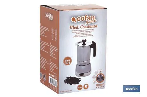 Cafetera Modelo Constanza | Fabricada en Acero Inox | Diferentes capacidades