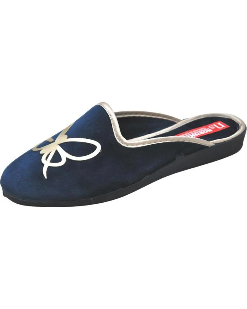 CALZADO DE CASA DE MUJER NORTEÑAS NORTENAS  ZAPATILLA CASA MUJER INVIERNO SLIPPERS PANTUF MARINO