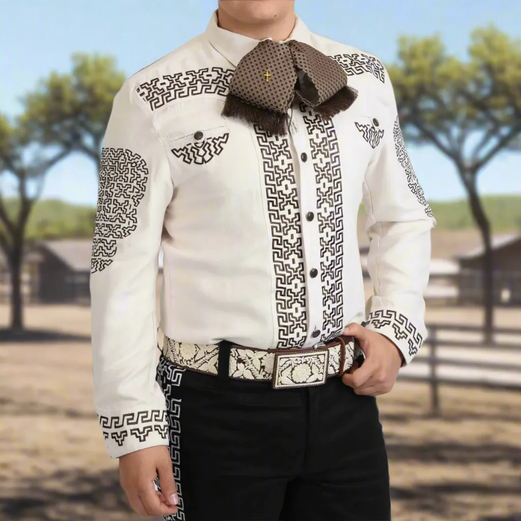 CAMISA CHARRA PARA HOMBRE TMWD0918  CHARRO SHIRT