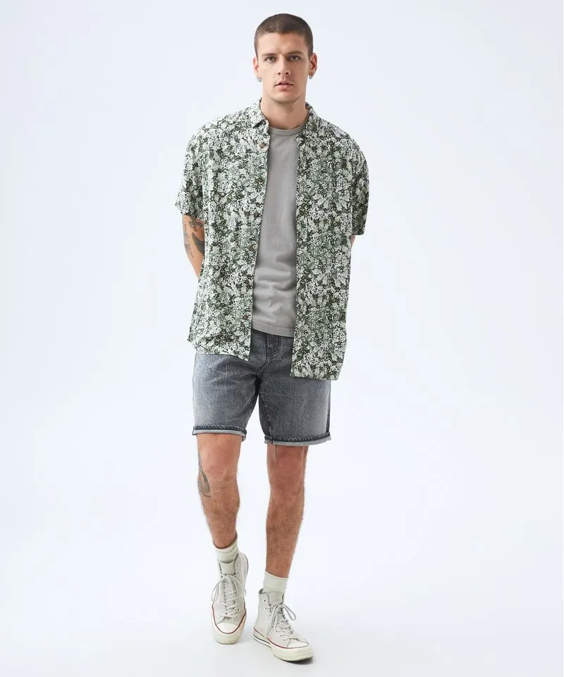 Camisa con camuflado para hombre