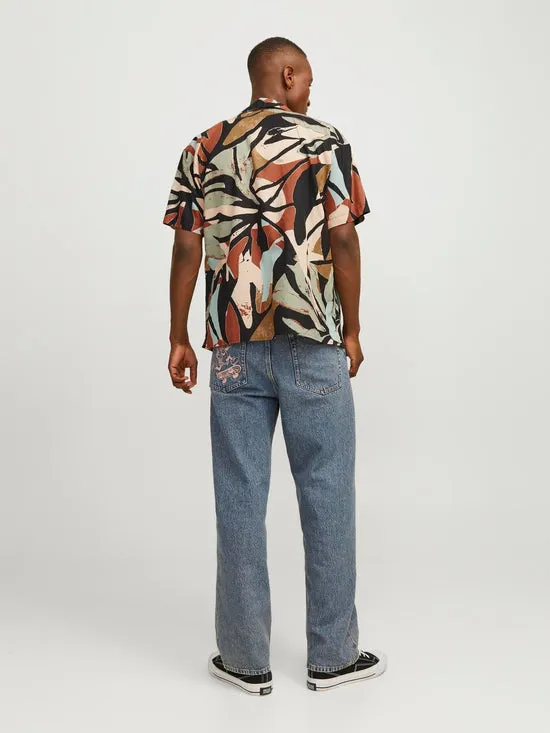 CAMISA CON ESTAMPADO NEGRO  JORSEQUOIA
