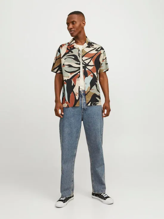 CAMISA CON ESTAMPADO NEGRO  JORSEQUOIA