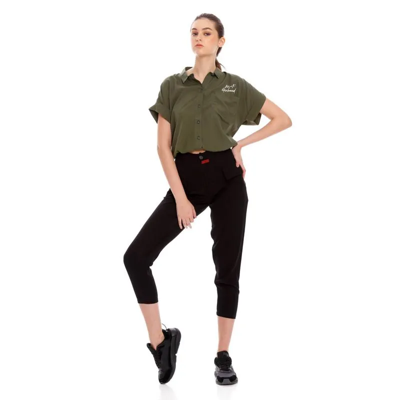 Camisa Manga Corta Para Mujer Girbaud