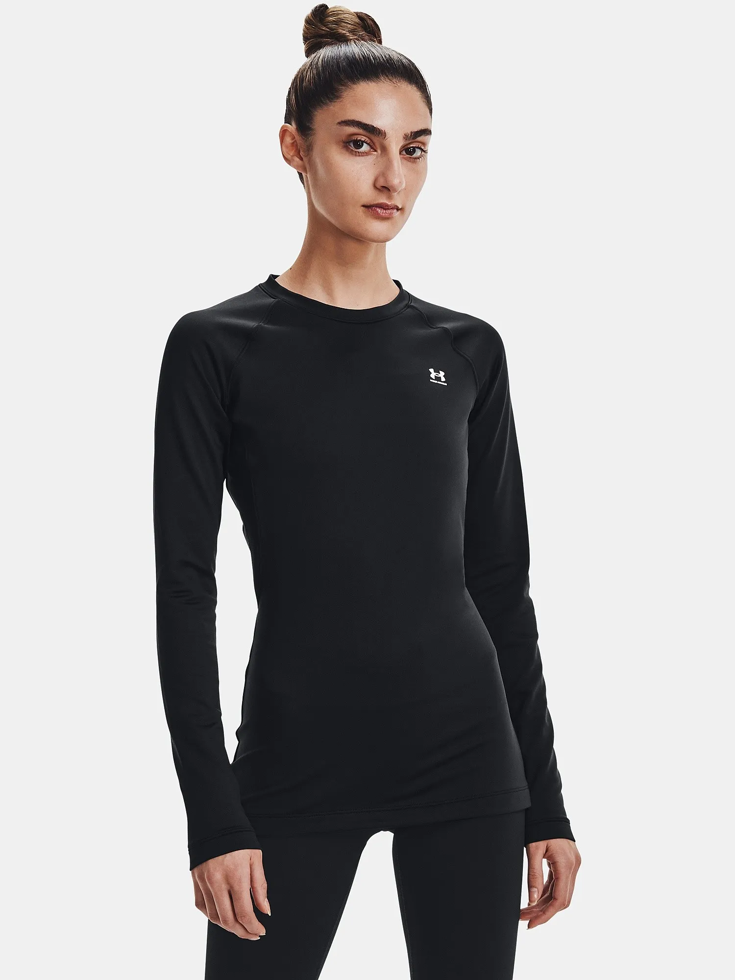 CAMISA UNDER ARMOUR AUTHENTICS CREW LS  BLACK  WOMEN´S