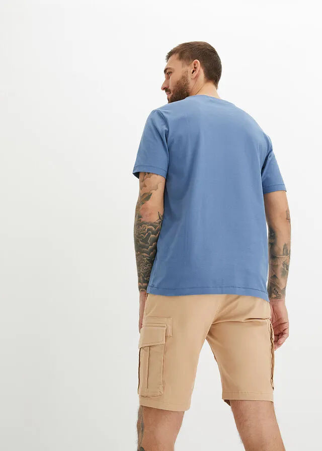 CAMISETA AZUL VAQUEROBEIGENEGRO