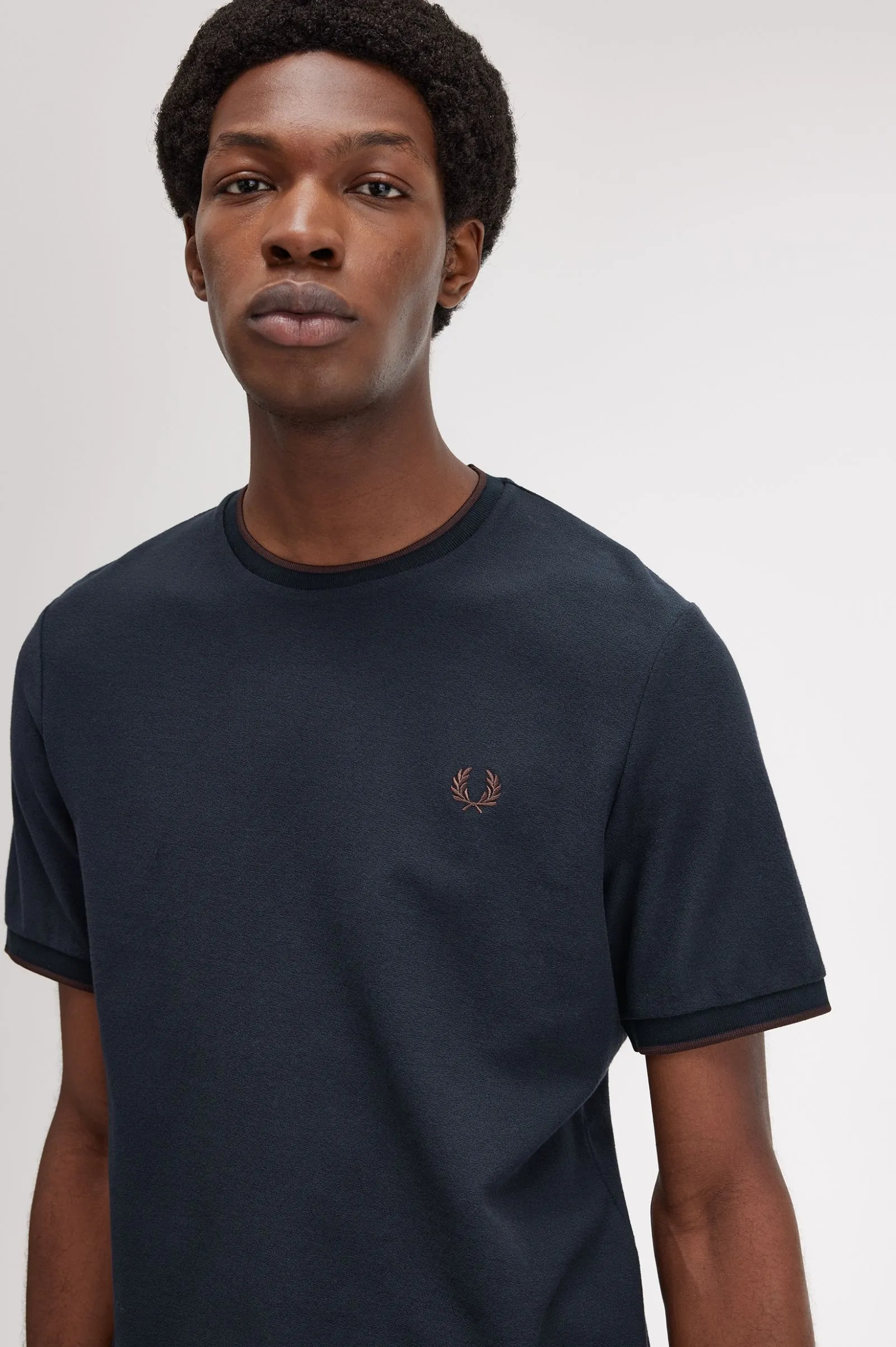 Camiseta de crepé de piqué