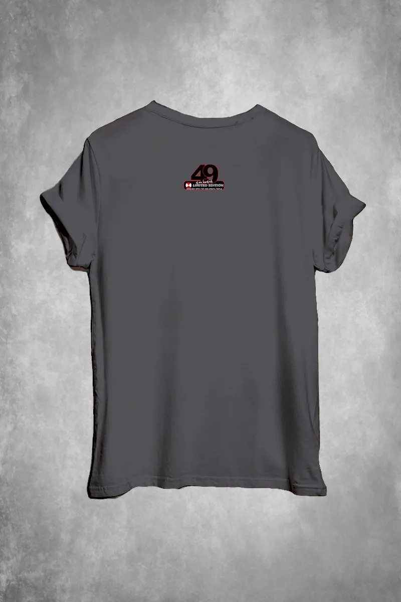 Camiseta de hombre WARS negra desgastada