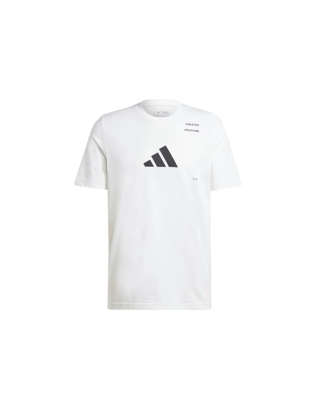 Camiseta de Running adidas Ath Cat G Hombre Blanco