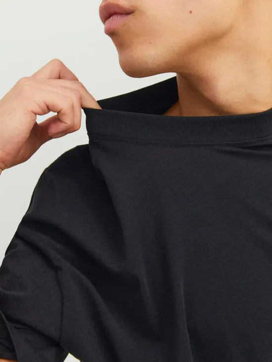 CAMISETA MANGA CORTA NEGRA JJETIMO
