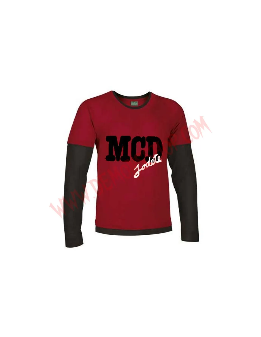 Camiseta ML MCD (Roja manga Negra)