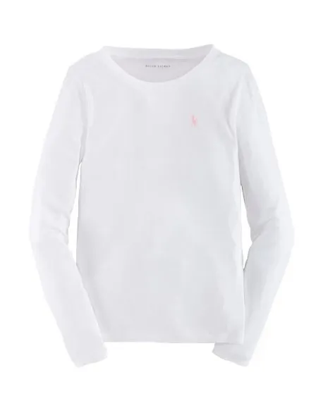 Camiseta Niña Polo Ralph Lauren Básica Blanca