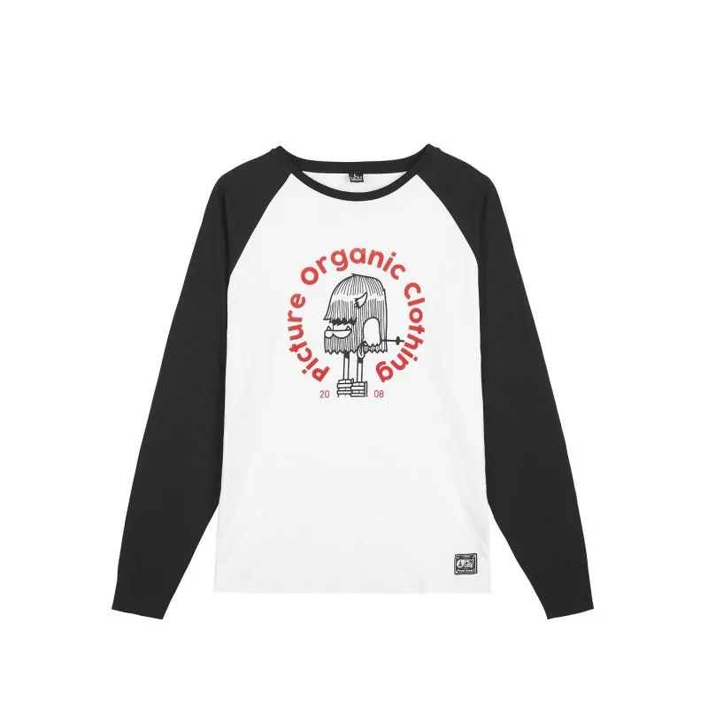 Camiseta Picture Rando Raglan para hombre (blanca)