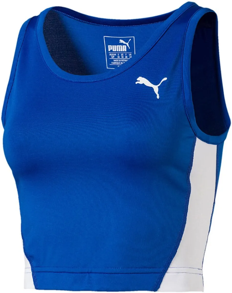 Camiseta sin mangas Puma CROSS THE LINE CROPTOP W