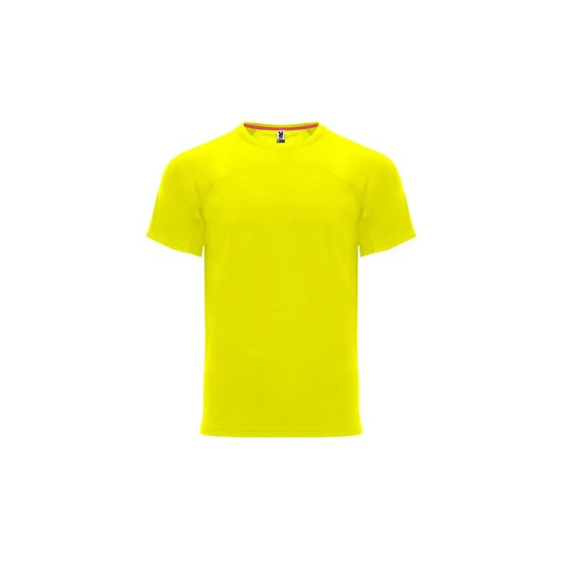 Camiseta técnica unisex combinada