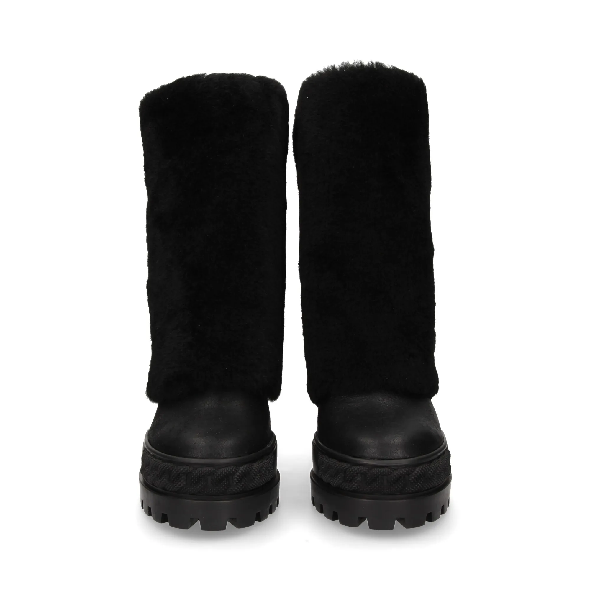 CASADEI Botas planas de Mujer NEGRO