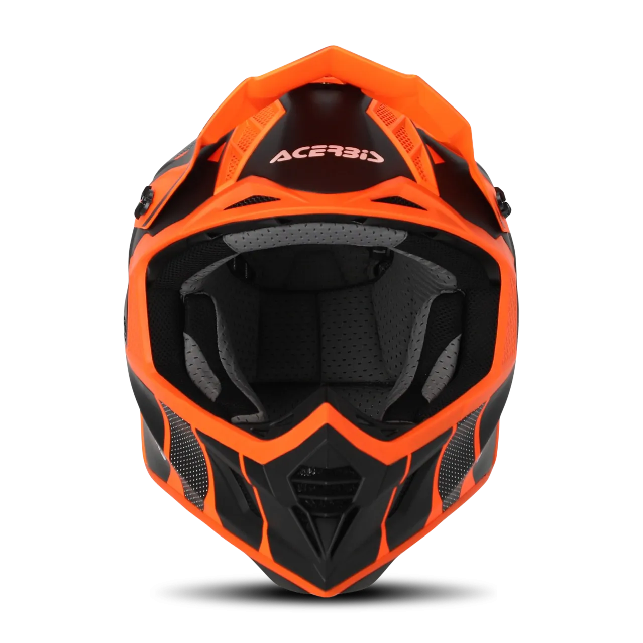 CASCO DE CROSS ACERBIS XTRACK NARANJA FLúORNEGRO 
