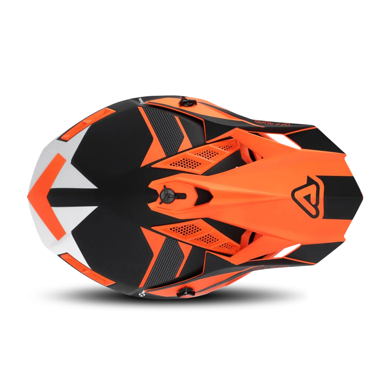 CASCO DE CROSS ACERBIS XTRACK NARANJA FLúORNEGRO 