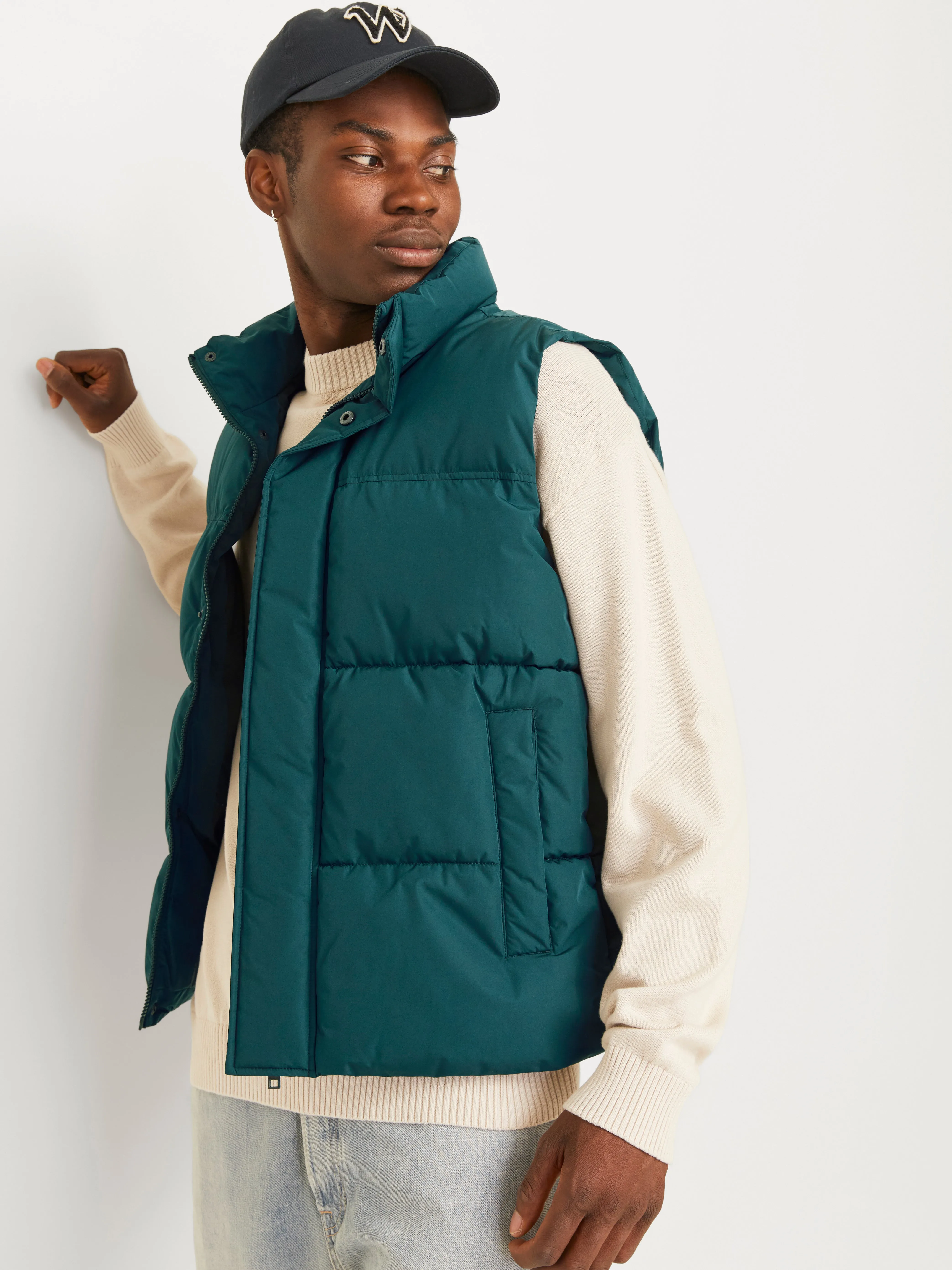 Chaleco acolchado | Verde intermedio | Jack & Jones®