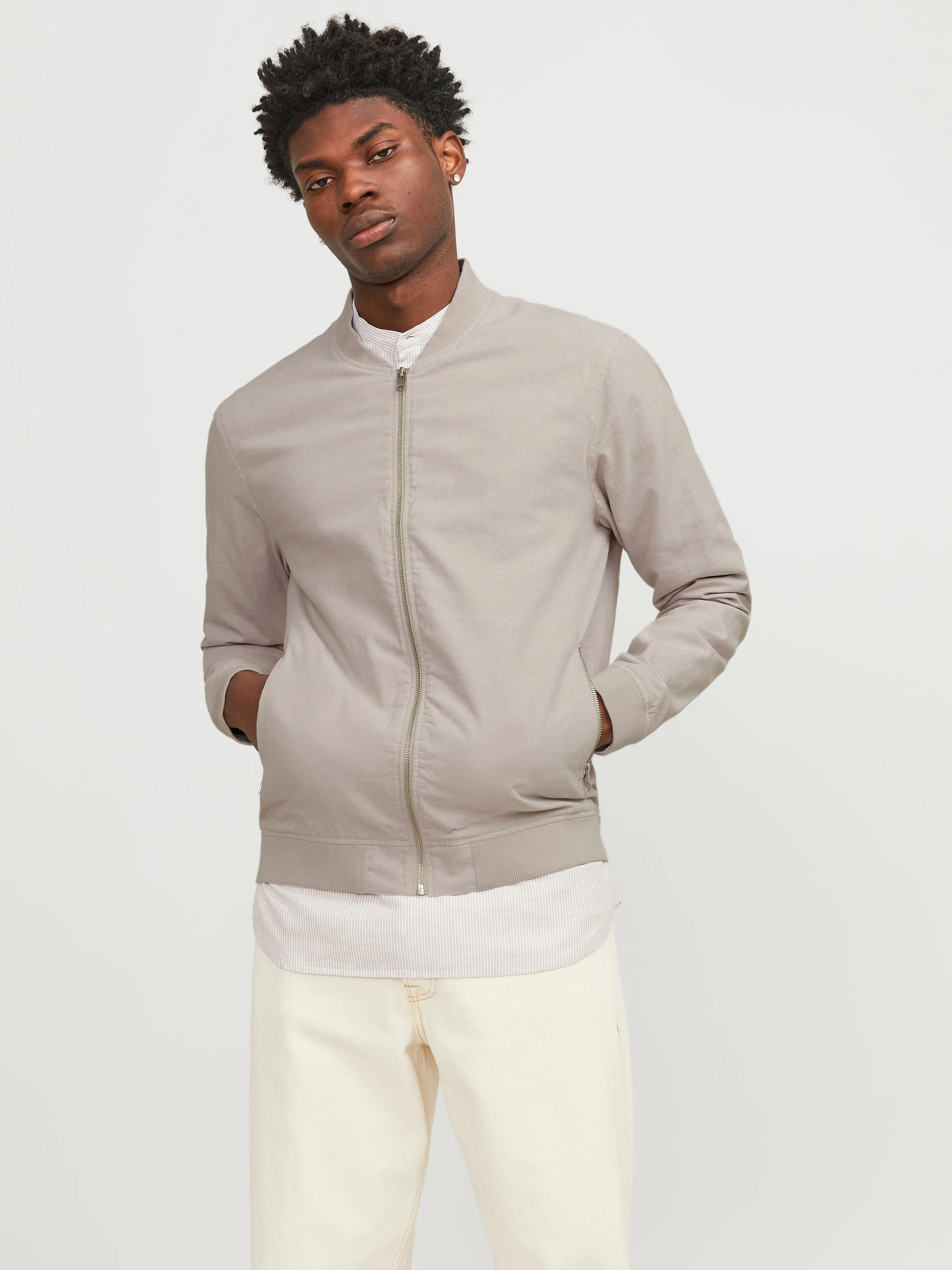 Chaqueta bomber | Gris claro | Jack & Jones®