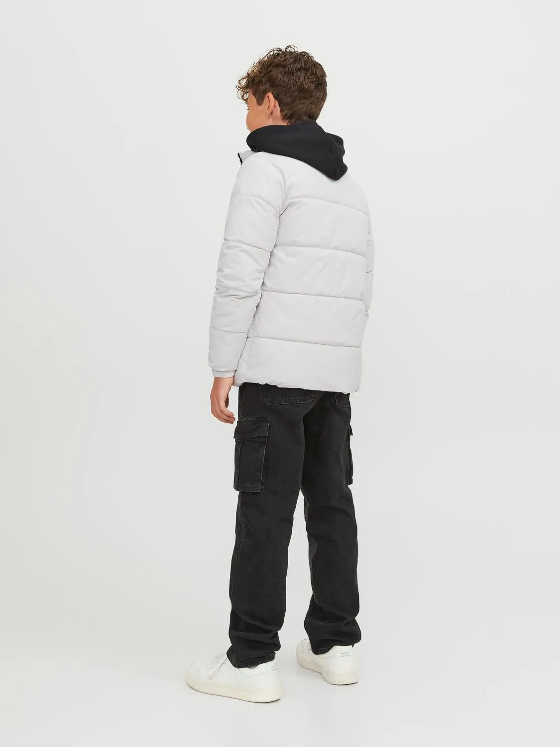 Chaqueta corta acolchada Junior | Blanco | Jack & Jones®