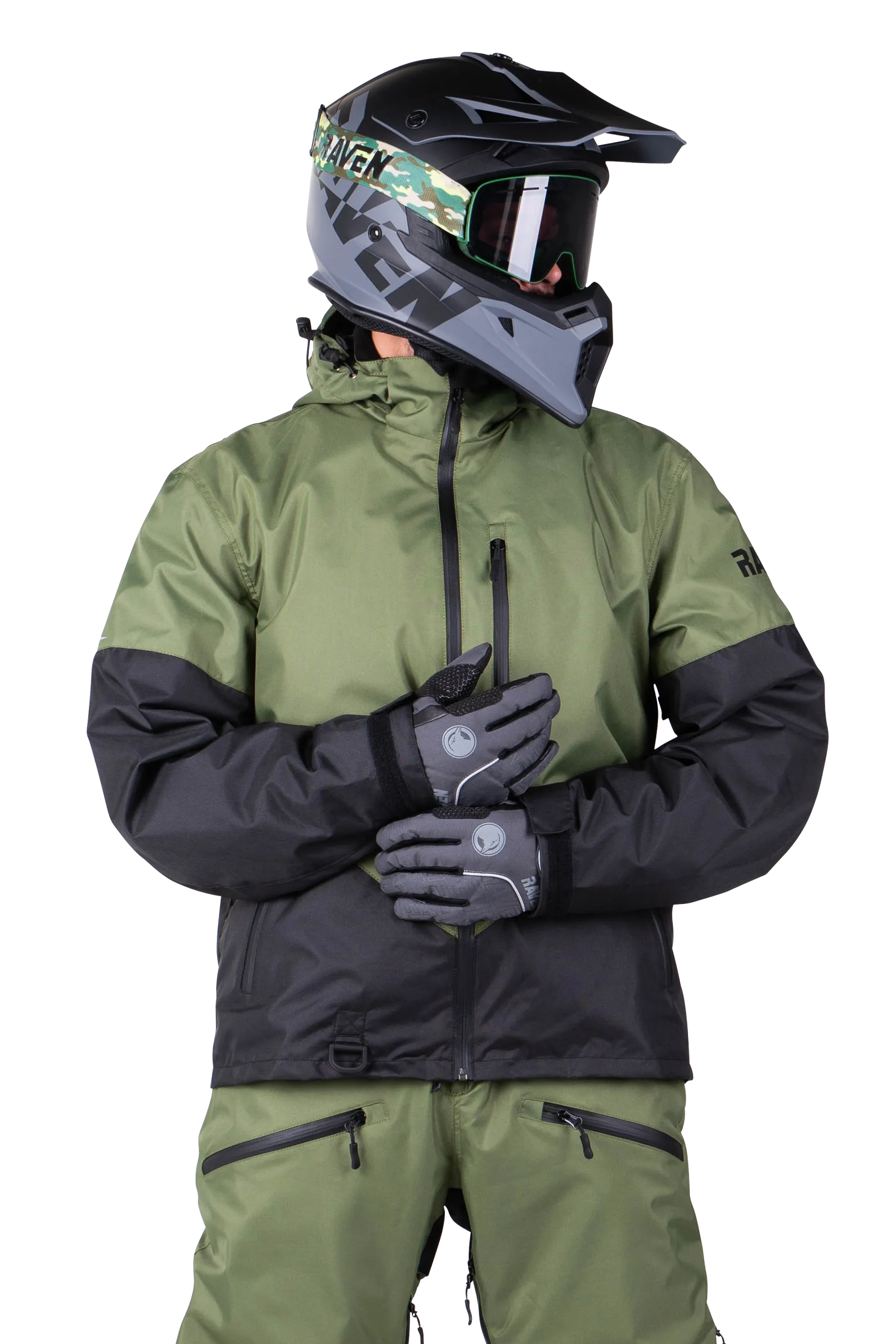 CHAQUETA DE MOTO DE NIEVE RAVEN BOONDOCKER BOSQUENEGRO 