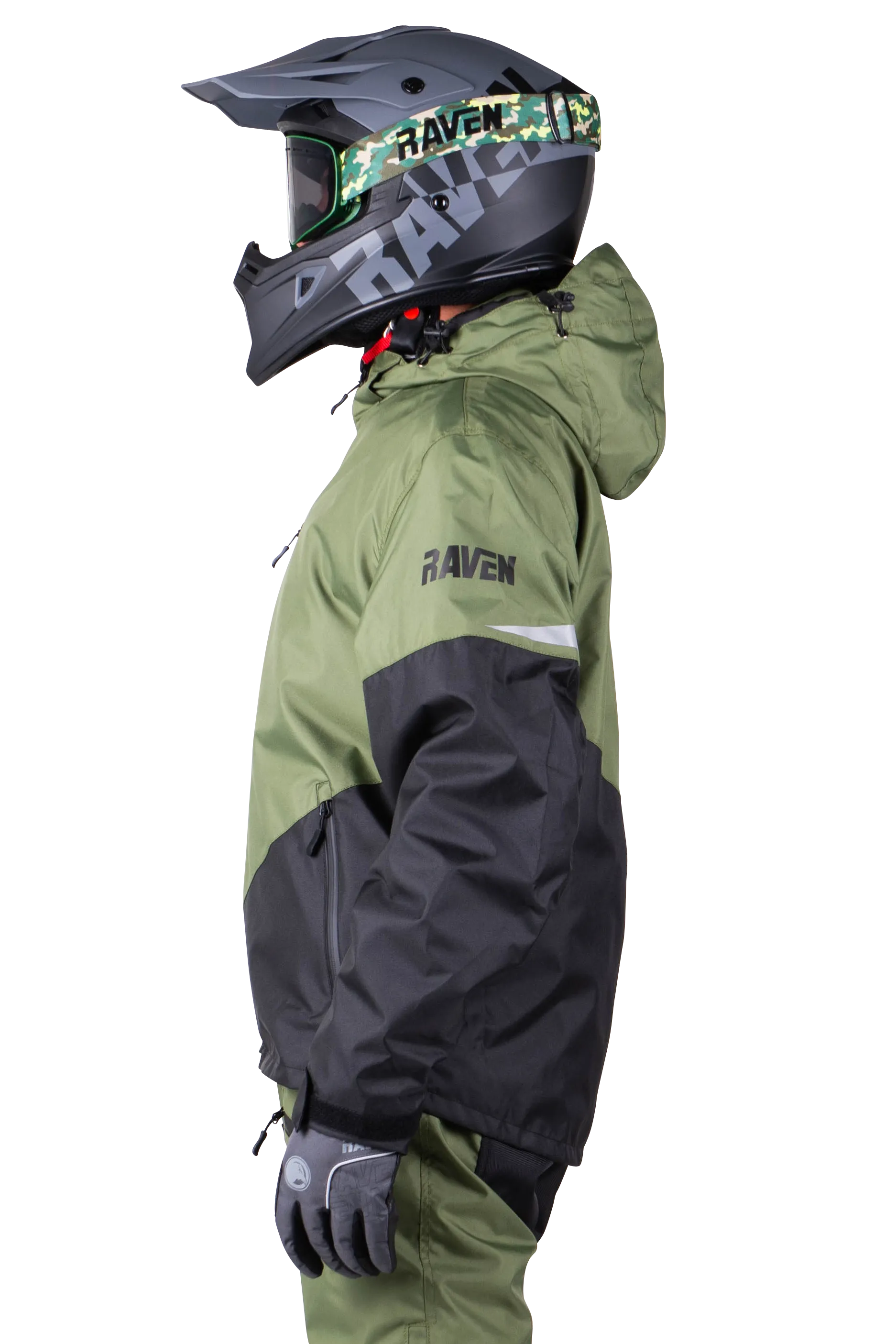CHAQUETA DE MOTO DE NIEVE RAVEN BOONDOCKER BOSQUENEGRO 