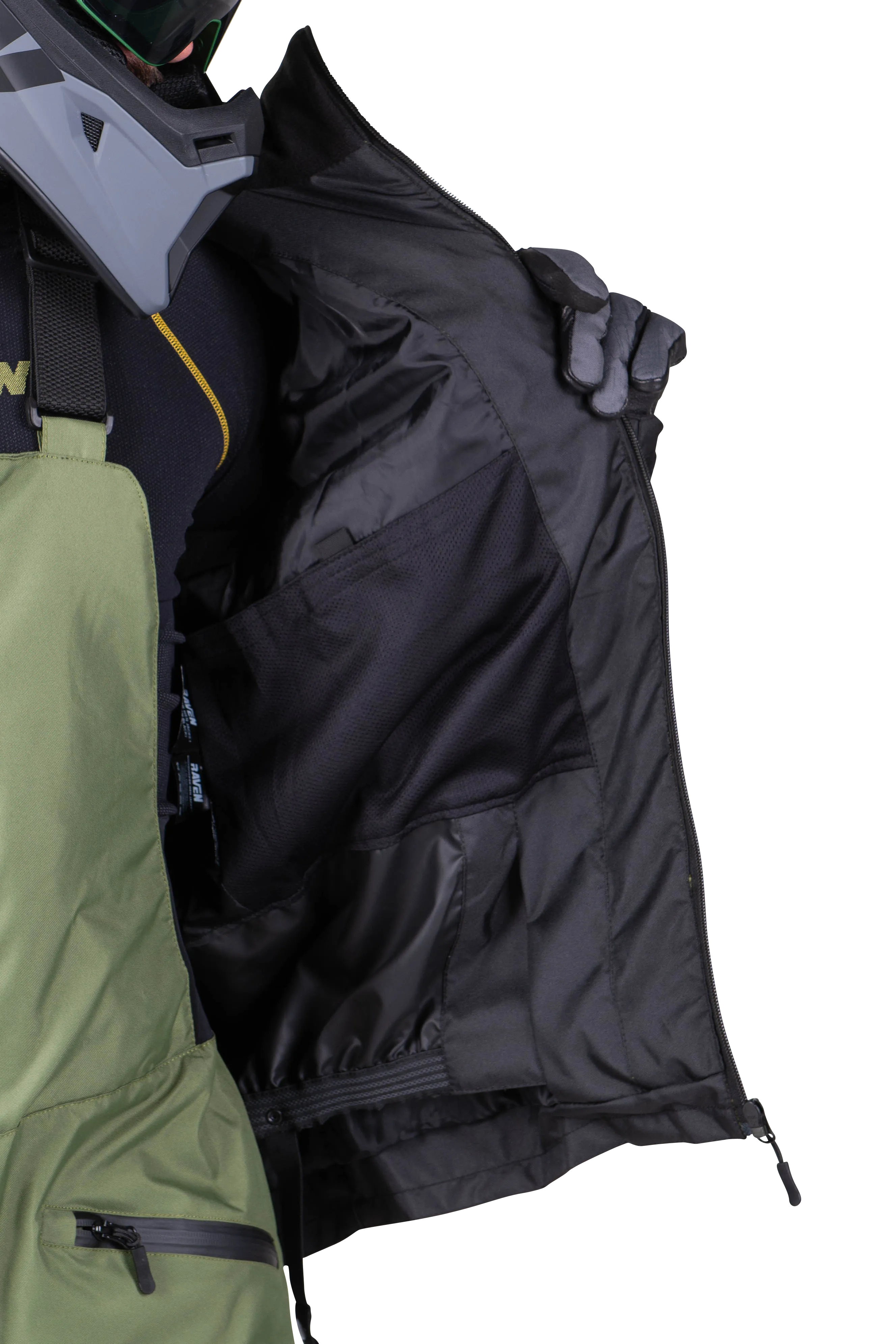 CHAQUETA DE MOTO DE NIEVE RAVEN BOONDOCKER BOSQUENEGRO 