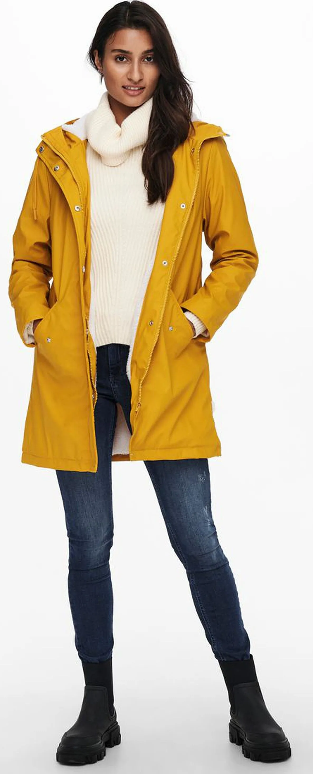 CHAQUETA ONLY SALLY RAIN  TAWNY OLIVE  WOMEN´S