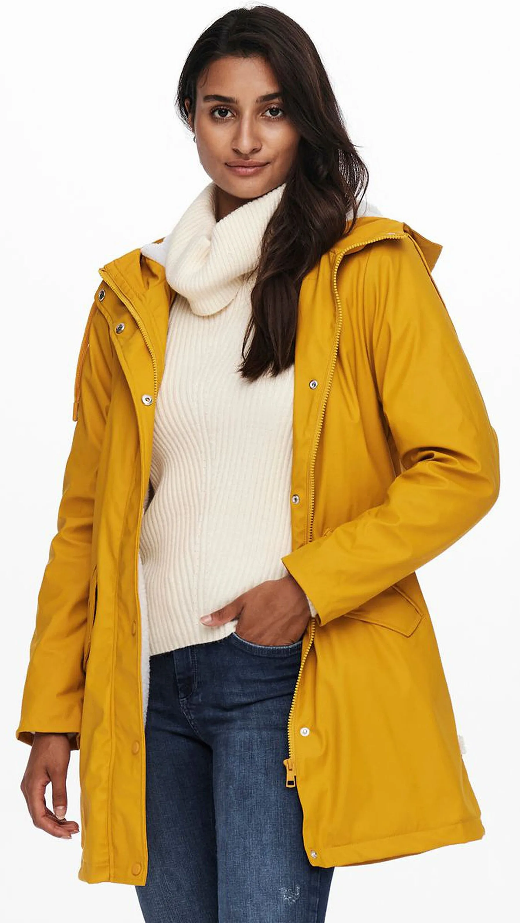 CHAQUETA ONLY SALLY RAIN  TAWNY OLIVE  WOMEN´S