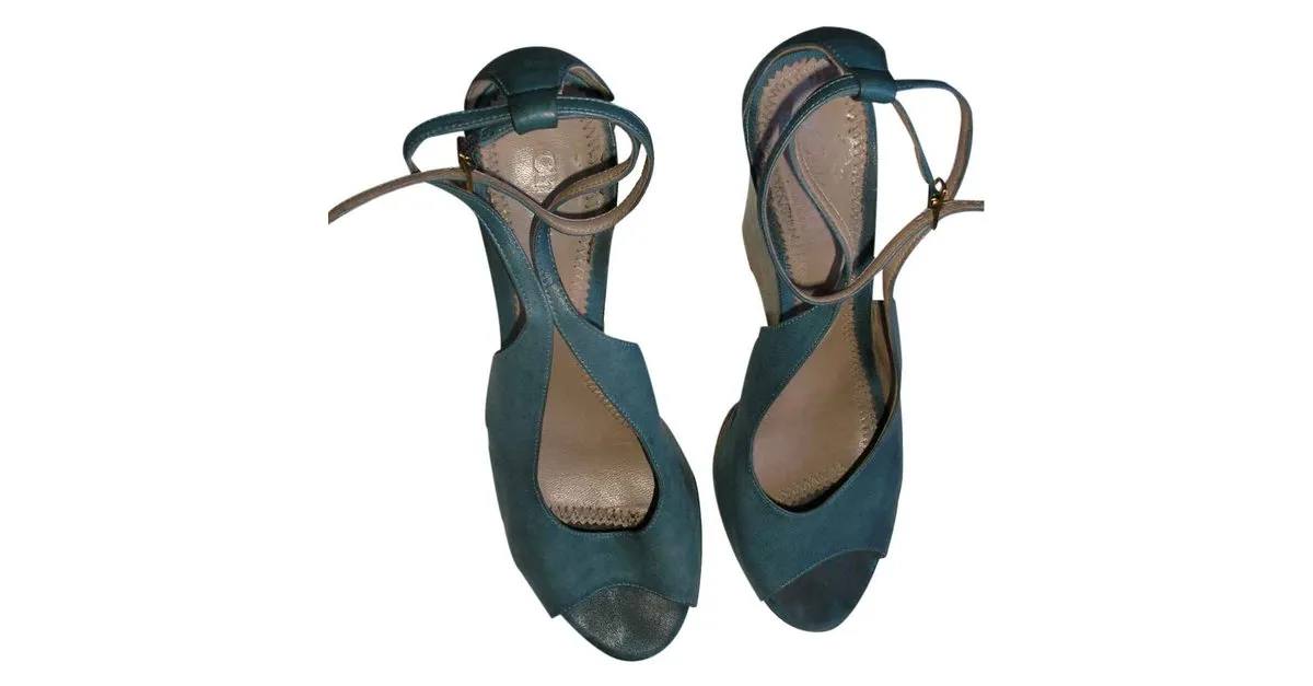 Chloé Sandalias Azul 