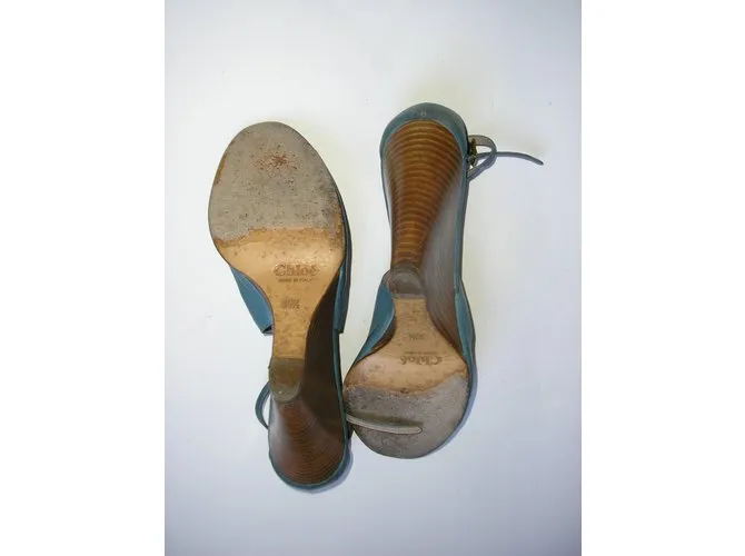 Chloé Sandalias Azul 