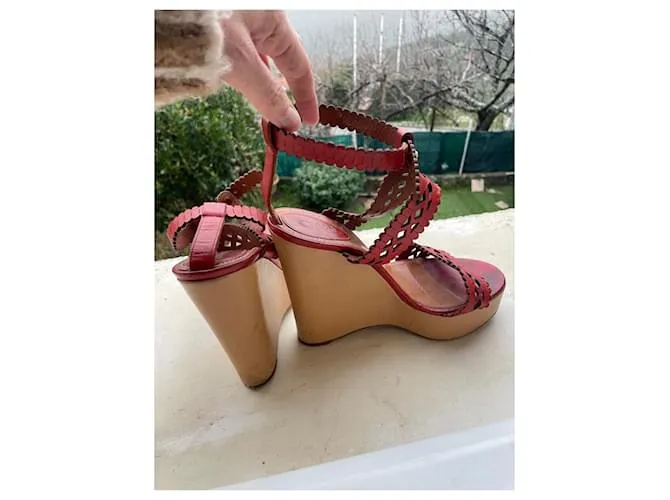 Chloé Sandalias Coral 