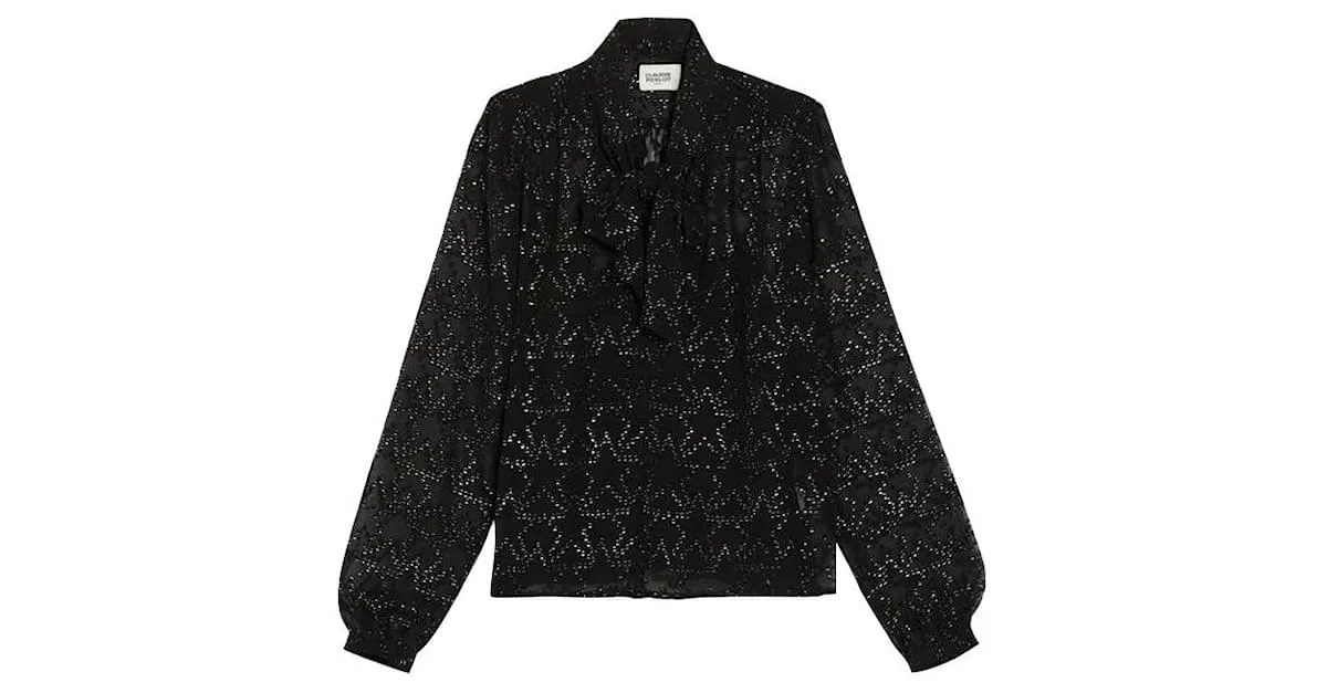 Claudie Pierlot Tops Negro 
