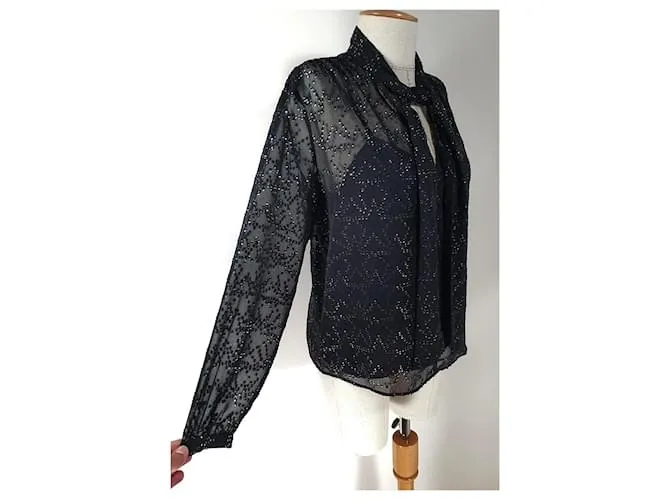 Claudie Pierlot Tops Negro 