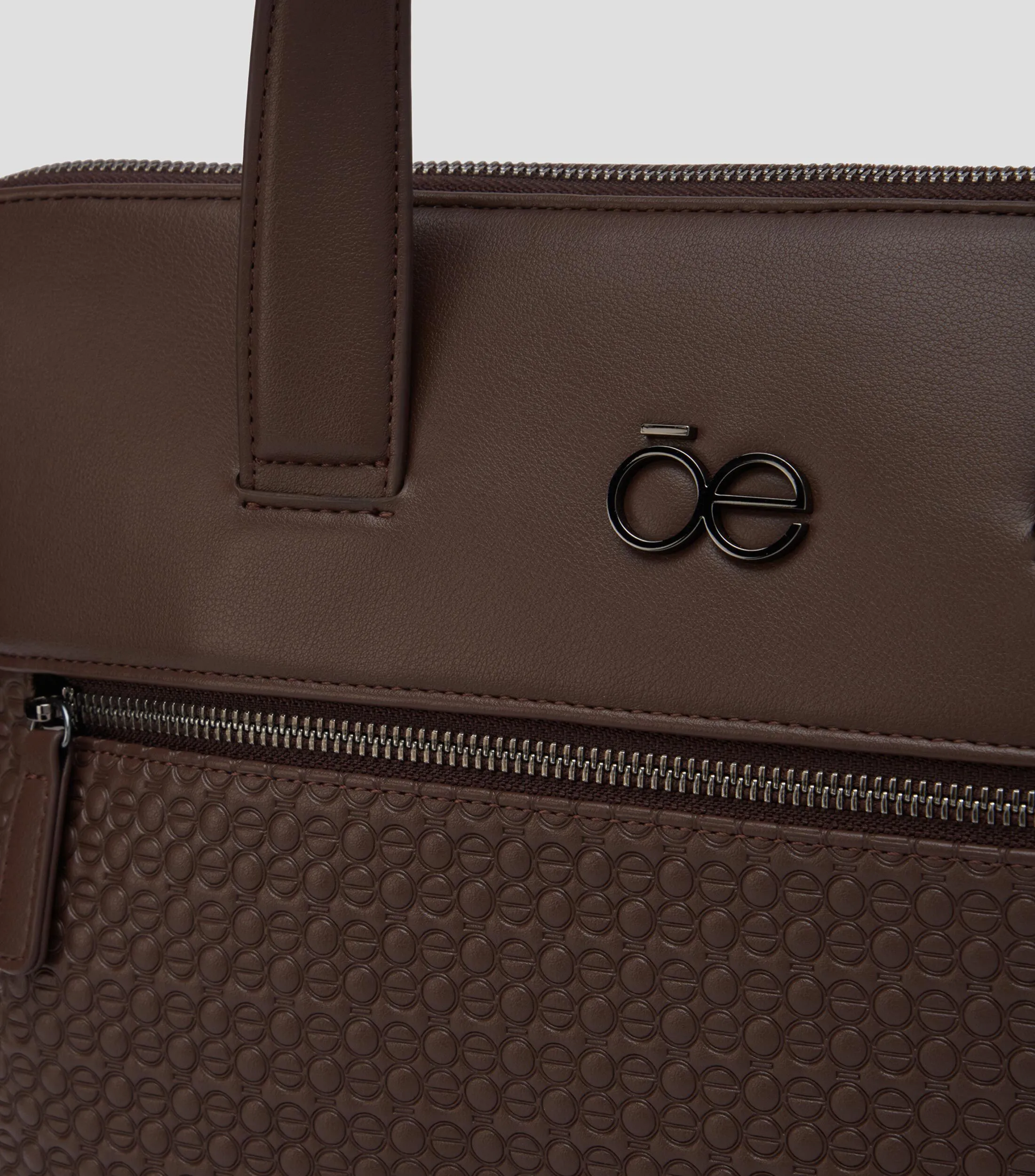Clóe Porta laptop Messenger en piel Hombre